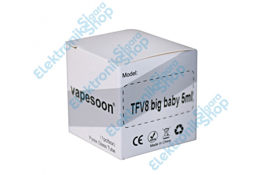 Vapesoon - Smok Tfv8 Big Baby 5ML Atomizer Camı