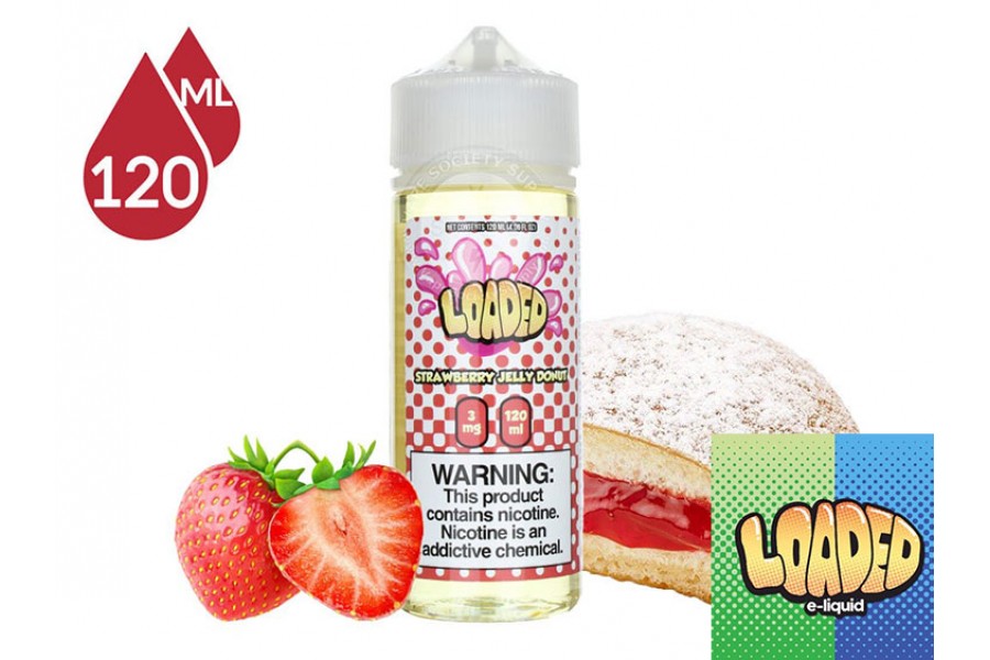LOADED - Strawberry Jelly Donut (120ML)