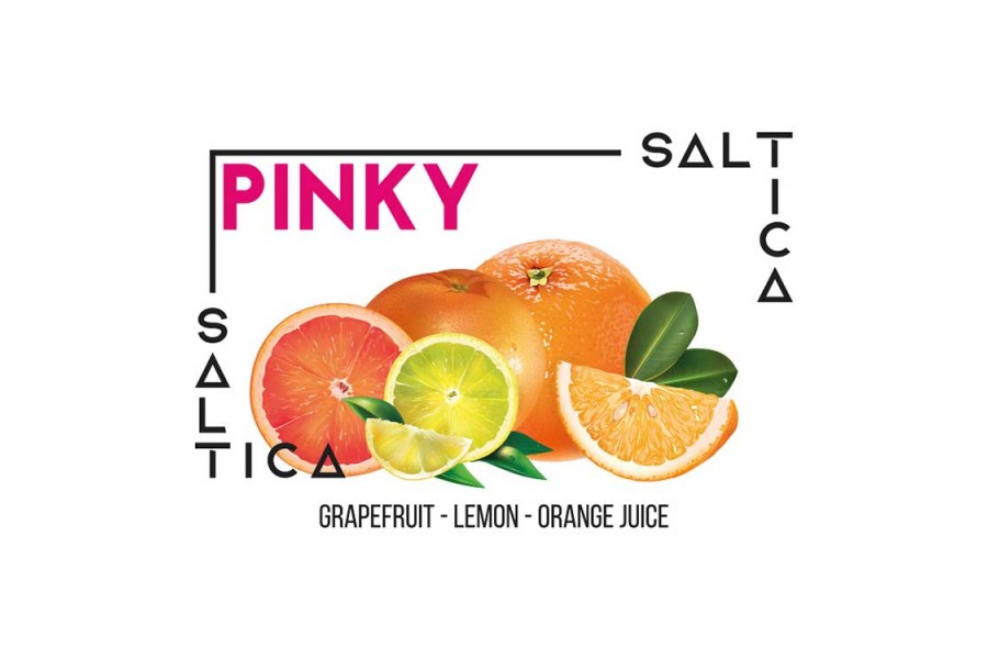 Saltica - Pinky Salt Likit (Greyfurt, Limon, Portakal Suyu) (30ML)