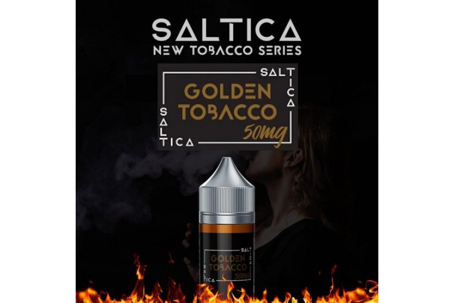 Saltica - Golden Tobacco Salt Likit (30ML)