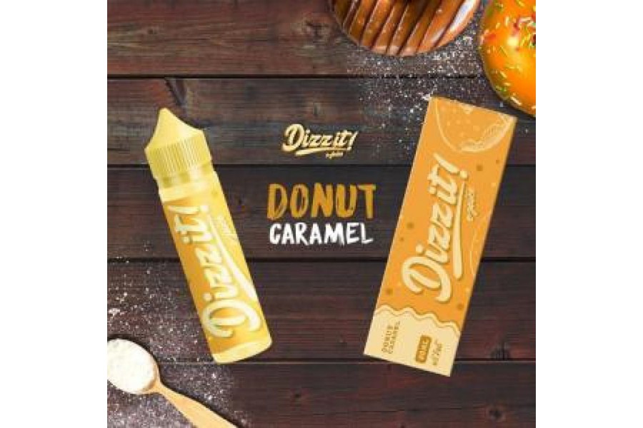 Dizzit E-Juice Donut Caramel Premium Likit (60ML)