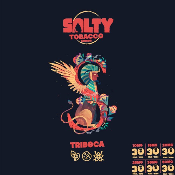 Salty - Tribeca (Tütün/ Vanilya/ Kurabiye) (30ML)