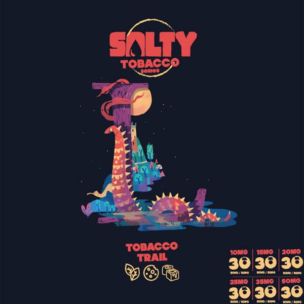 Salty - Tobacco Trail (Tütün/ Karamel/ Bisküvi) (30ML)