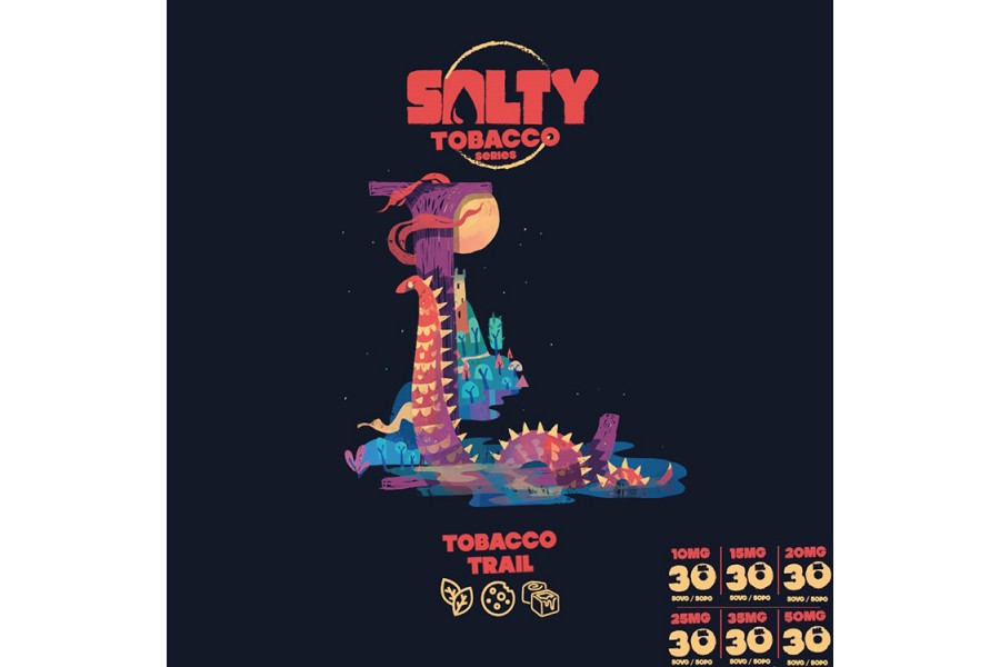 Salty - Tobacco Trail (Tütün/ Karamel/ Bisküvi) (30ML)