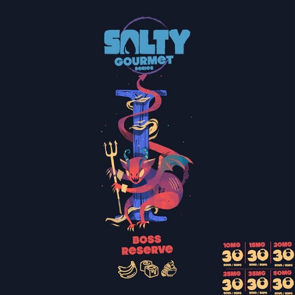 Salty - Boss Reserve (Muz/ Karamel/ Fıstık Ezmezi) (30ML)