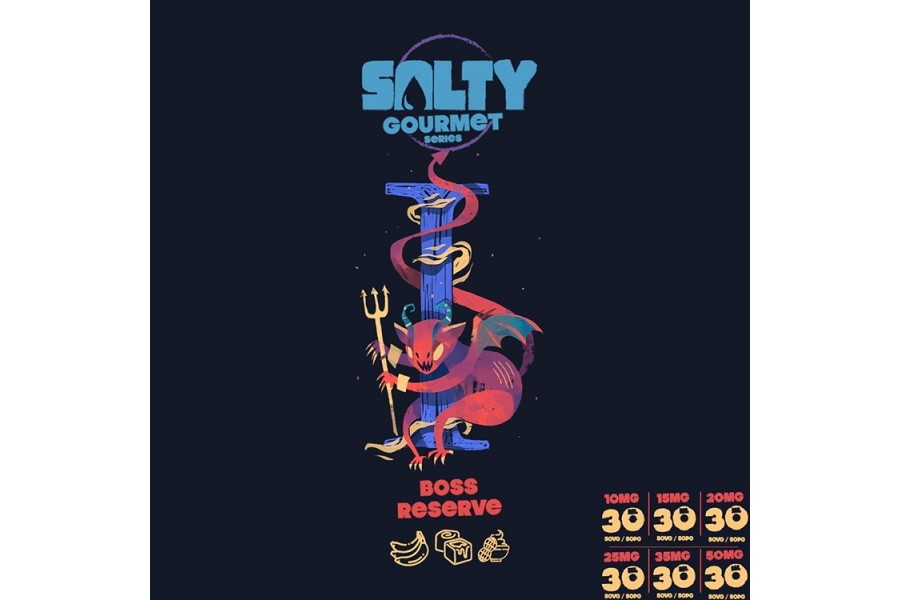 Salty - Boss Reserve (Muz/ Karamel/ Fıstık Ezmezi) (30ML)