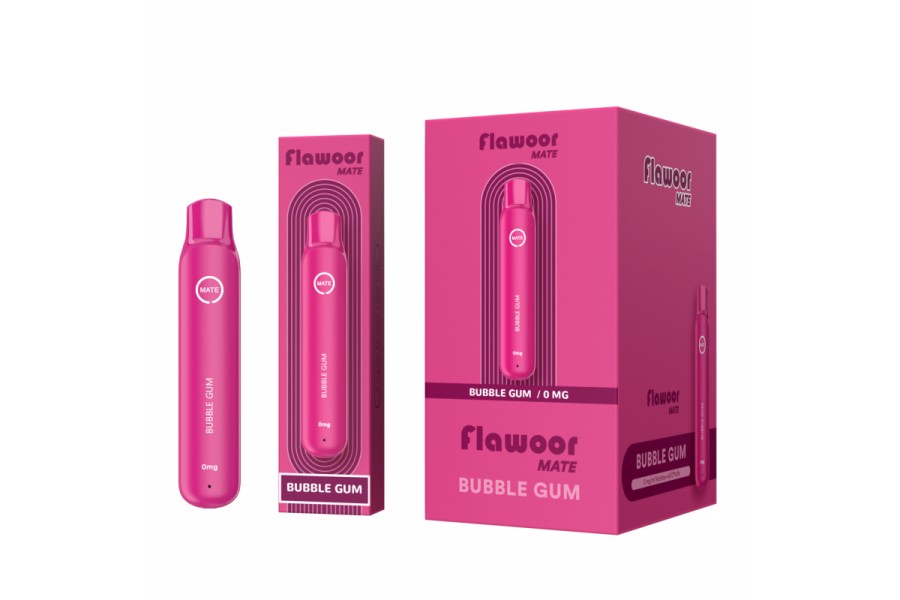 Flawoor Mate - Bubble Gum 600 Puff Disposable Kit