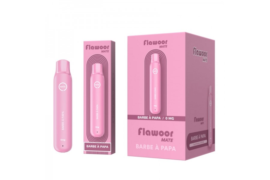 Flawoor Mate - Barbe À Papa 600 Puff Disposable Kit