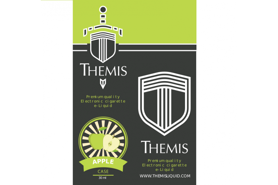 Themis Premium e-Liquid - Apple Case Elektronik Sigara Likiti (30 ml)