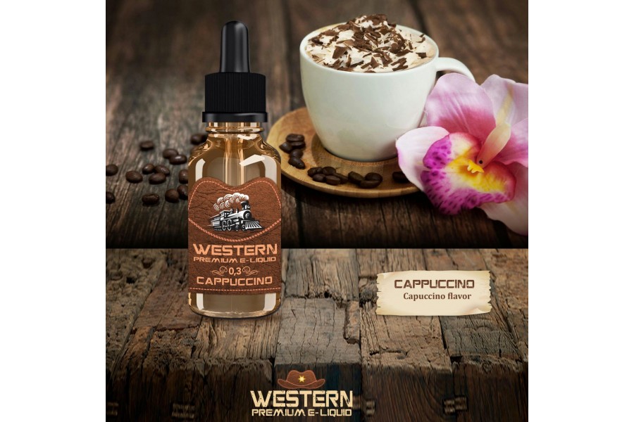 Western Premium - Cappuccino Elektronik Sigara Likiti (30 ml)