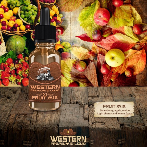 Western Premium - Fruit Mix Elektronik Sigara Likiti (30 ml)