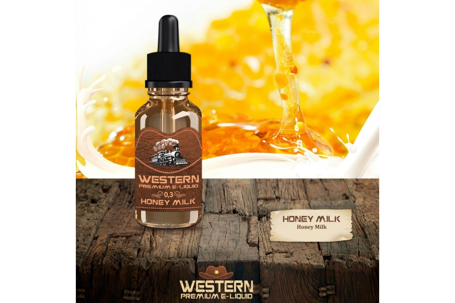 Western Premium - Milk Honey Elektronik Sigara Likiti (30 ml)