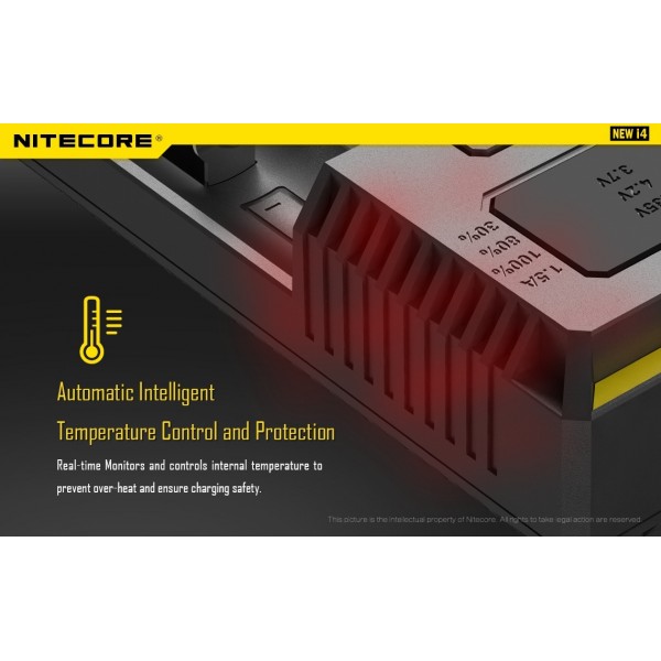 Nitecore Intellicharger New i4 Li-ion 18650 Pil Şarj Cihazı