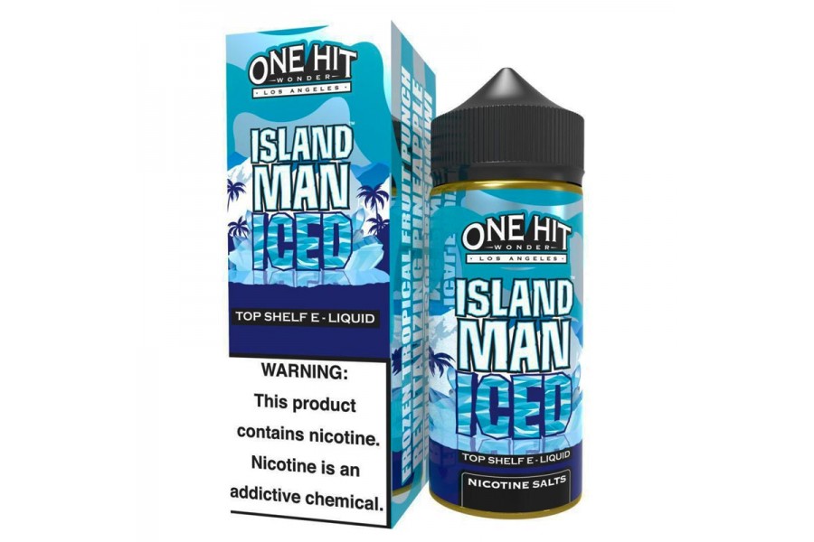 One Hit Wonder Island Man Iced Premium Salt Likit (30ml)