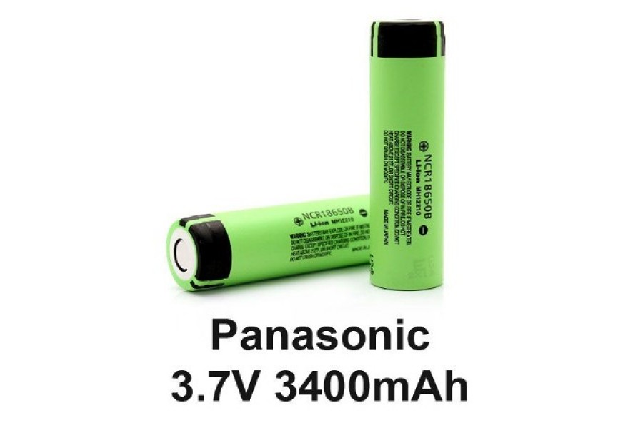 Panasonic NCR18650B 18650 3400 mAh Li-On Pil